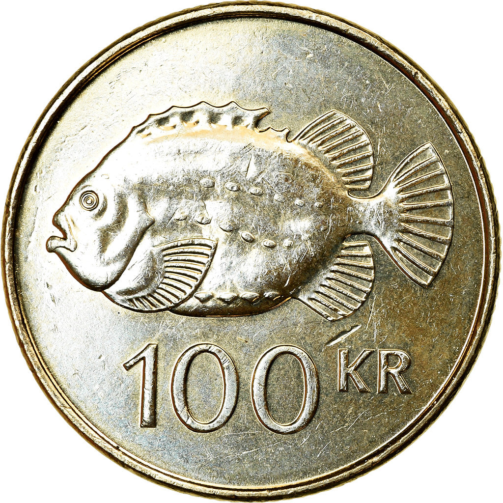 Monnaie, Iceland, 100 Kronur, 2007, SPL, Nickel-brass, KM:35