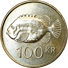 Monnaie, Iceland, 100 Kronur, 2007, SPL, Nickel-brass, KM:35