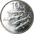 Moneta, Islandia, 10 Kronur, 2004, MS(63), Nickel platerowany stalą, KM:29.1a