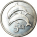 Munten, IJsland, 5 Kronur, 1999, UNC-, Nickel plated steel, KM:28a