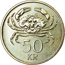 Coin, Iceland, 50 Kronur, 2005, MS(63), Nickel-brass, KM:31