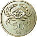 Coin, Iceland, 50 Kronur, 2005, MS(63), Nickel-brass, KM:31