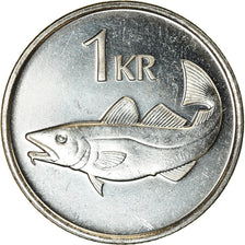 Coin, Iceland, Krona, 2007, MS(63), Nickel plated steel, KM:27A