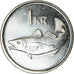 Munten, IJsland, Krona, 2007, UNC-, Nickel plated steel, KM:27A