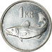 Coin, Iceland, Krona, 2007, MS(63), Nickel plated steel, KM:27A