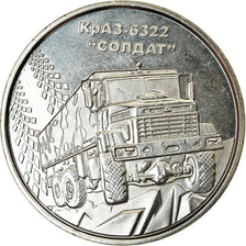 Coin, Ukraine, 10 Hryven, 2019, Kyiv, Camion militaire KrAZ-6322, MS(63)