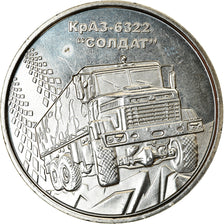 Coin, Ukraine, 10 Hryven, 2019, Kyiv, Camion militaire KrAZ-6322, MS(63)