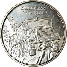 Moneta, Ucraina, 10 Hryven, 2019, Kyiv, Camion militaire KrAZ-6322, SPL