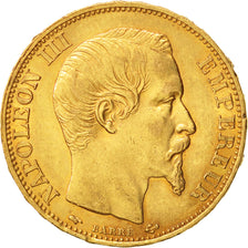 France,Napoleon III,20 Francs,1860,Paris,AU(50-53), Gold, KM 781.1, Gadoury 1061