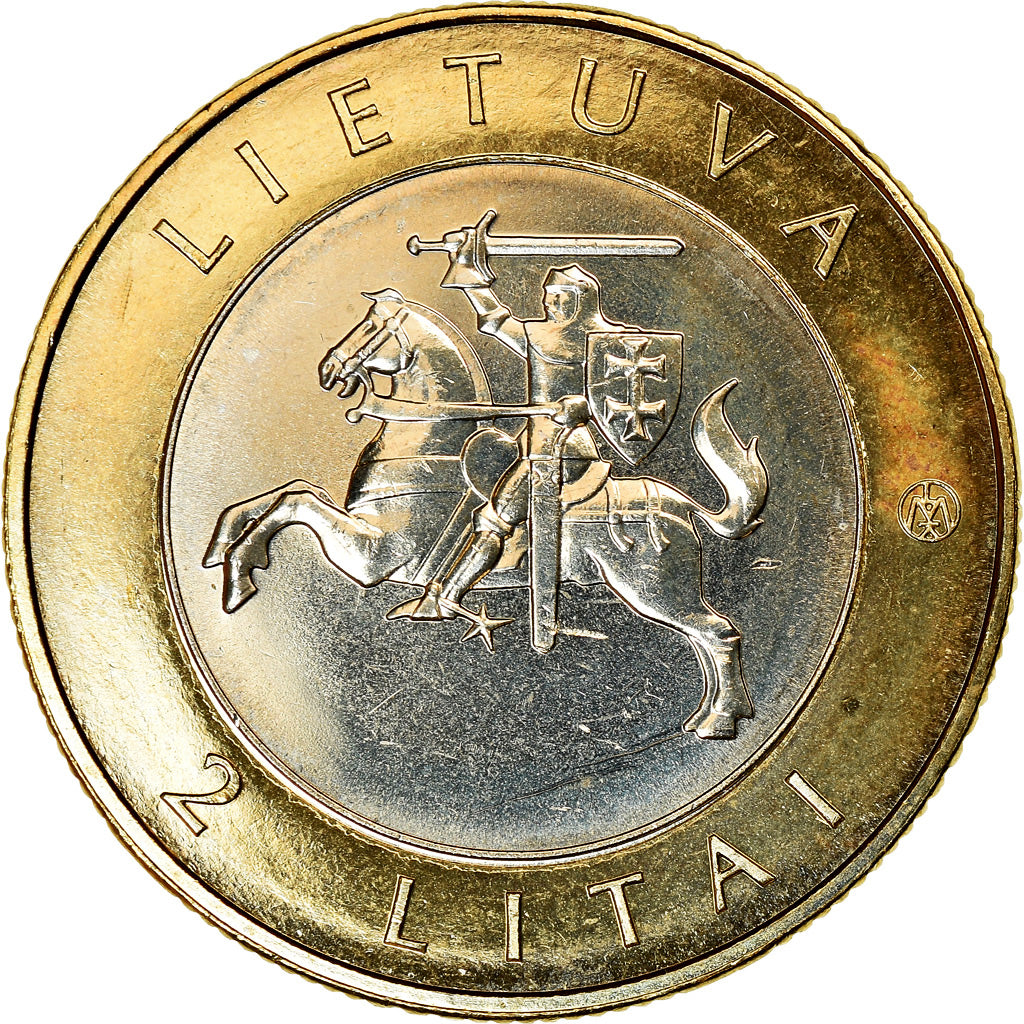 Coin, Lithuania, 2 Litai, 2012, Birštonas, MS(63), Bi-Metallic, KM:183.1