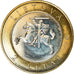 Moneta, Lituania, 2 Litai, 2012, Birštonas, SPL, Bi-metallico, KM:183.1