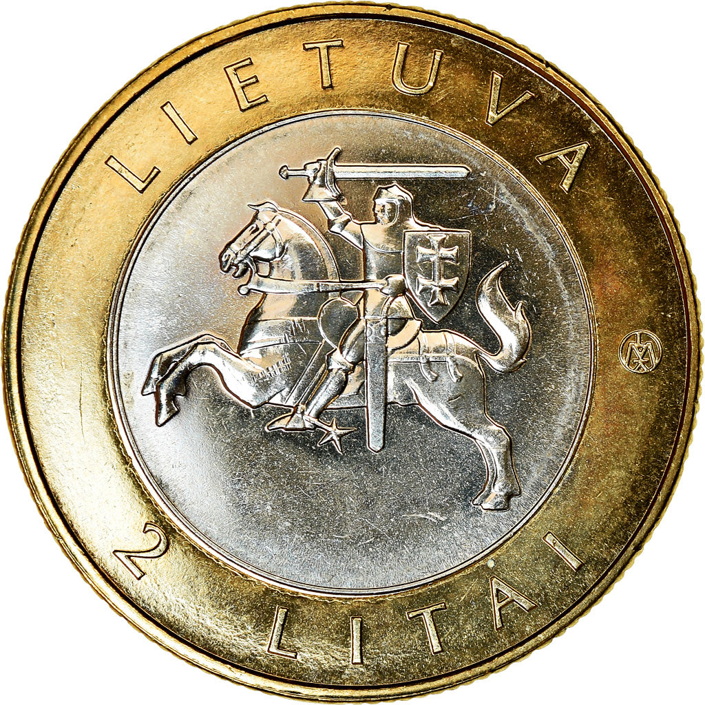 Coin, Lithuania, 2 Litai, 2012, Druskininkai, MS(63), Bi-Metallic, KM:184.1