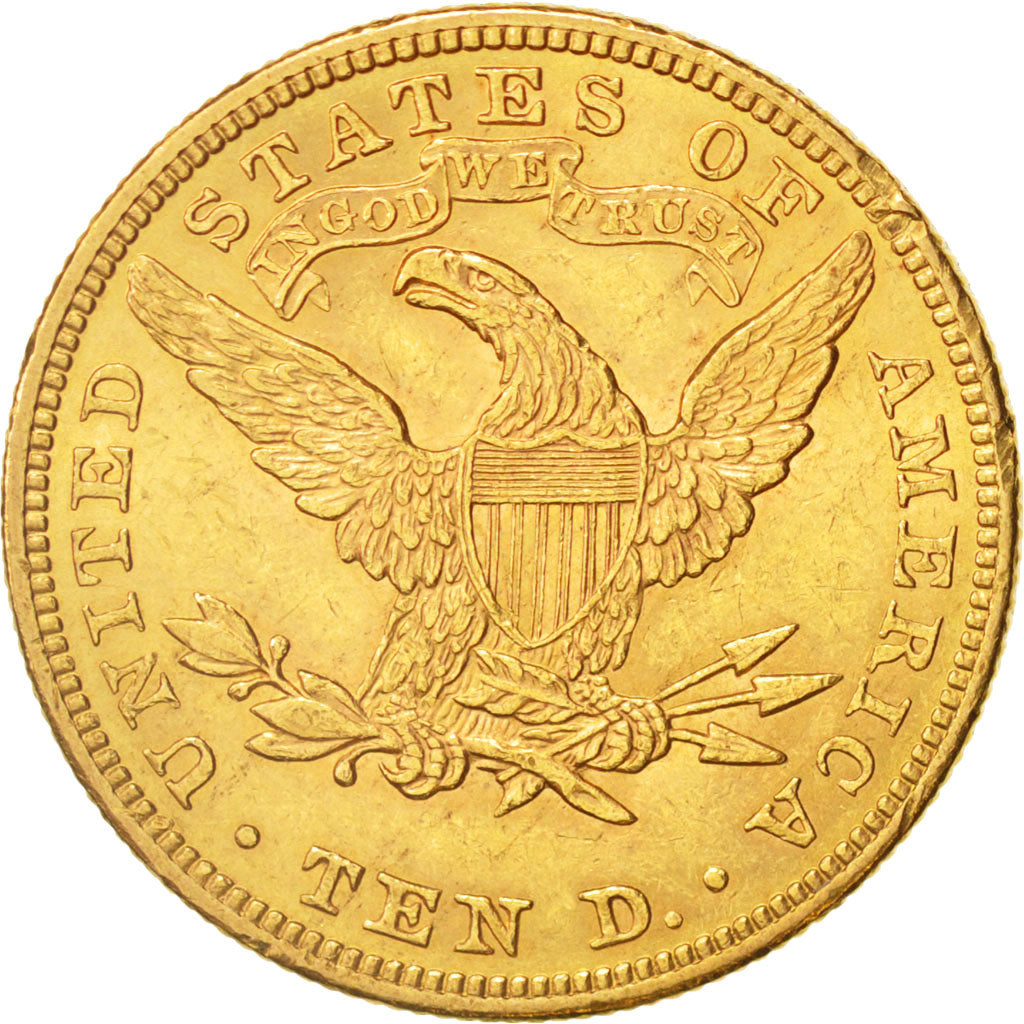 United States,Coronet Head,$10,Eagle,1901,U.S.Philadelphia,Gold,AU(50-53),KM 102