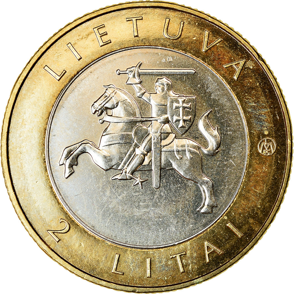 Coin, Lithuania, 2 Litai, 2012, Palanga, MS(63), Bi-Metallic, KM:186.1