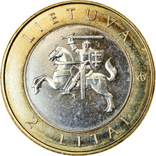 Coin, Lithuania, 2 Litai, 2013, Puntukas, MS(63), Bi-Metallic, KM:189