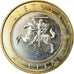 Coin, Lithuania, 2 Litai, 2013, Puntukas, MS(63), Bi-Metallic, KM:189