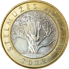 Coin, Lithuania, 2 Litai, 2013, Chêne de Stelmužė, MS(63), Bi-Metallic