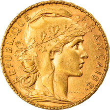 Moeda, França, Marianne, 20 Francs, 1899, AU(50-53), Dourado, KM:847
