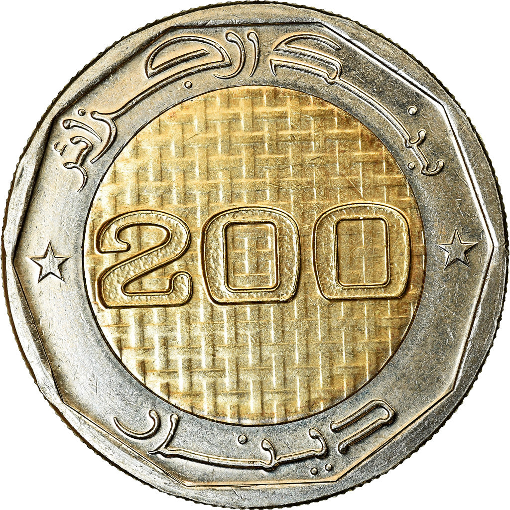 Monnaie, Algeria, 200 Dinars, 2012/AH1433, Paris, 50ème anniversaire de