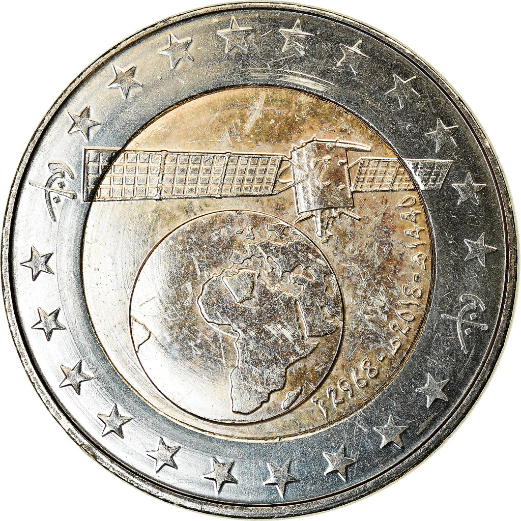 Monnaie, Algeria, 100 Dinars, 2018/AH1439, Paris, Satelitte, SPL, Bi-Metallic