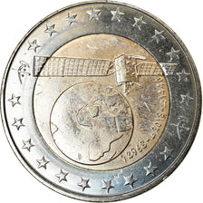 Coin, Algeria, 100 Dinars, 2018/AH1439, Paris, Satelitte, MS(63), Bi-Metallic