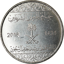 Monnaie, Saudi Arabia, Halala, 2016/AH1438, SPL, Nickel plated steel, KM:73