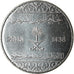 Coin, Saudi Arabia, 5 Halalas, 2016/AH1438, MS(63), Nickel plated steel, KM:74