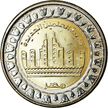 Coin, Egypt, Pound, 2019/AH1440, Alamain, MS(63), Bi-Metallic