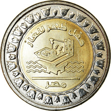 Moneda, Egipto, Pound, 2019/AH1440, Ponts d'Assiout, SC, Bimetálico