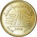 Coin, Egypt, 50 Piastres, 2019/AH1440, Réseau routier, MS(63), Brass plated