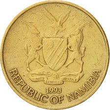 Namibia, Dollar, 1993, AU(50-53), Brass, KM:4