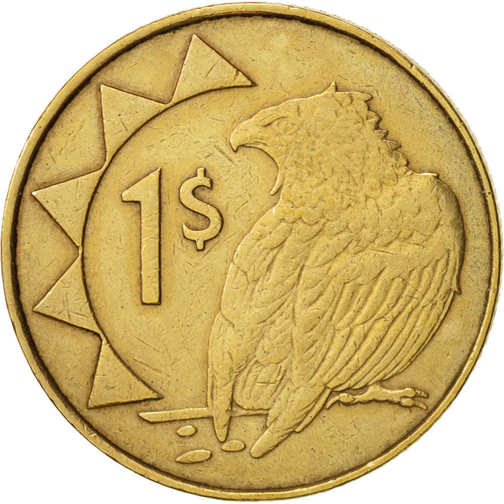 Namibia, Dollar, 1993, AU(50-53), Brass, KM:4