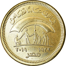 Coin, Egypt, 50 Piastres, 2019/AH1440, Ministère de la Solidarité, MS(63)