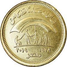 Coin, Egypt, 50 Piastres, 2019/AH1440, Ministère de la Solidarité, MS(63)