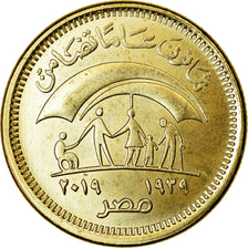 Coin, Egypt, 50 Piastres, 2019/AH1440, Ministère de la Solidarité, MS(63)
