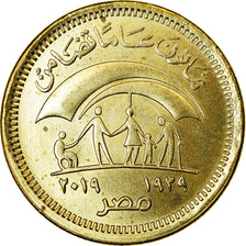 Coin, Egypt, 50 Piastres, 2019/AH1440, Ministère de la Solidarité, MS(63)