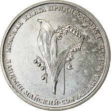 Coin, Transnistria, Rouble, 2019, Muguet, MS(63), Nickel plated steel