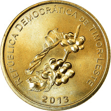 Coin, EAST TIMOR, 50 Centavos, 2013, Lisbon, MS(63), Nickel-brass, KM:5
