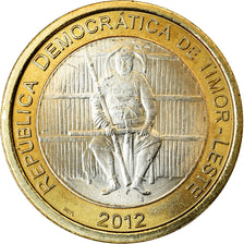 Coin, EAST TIMOR, 100 Centavos, 2012, Lisbon, MS(63), Bi-Metallic, KM:6