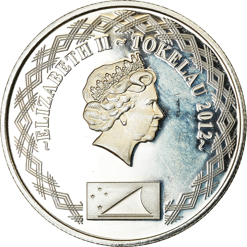 Moneta, Tokelau, 20 Cents, 2012, SPL, Rame-nichel