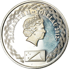 Moneta, Tokelau, 20 Cents, 2012, MS(63), Miedzionikiel