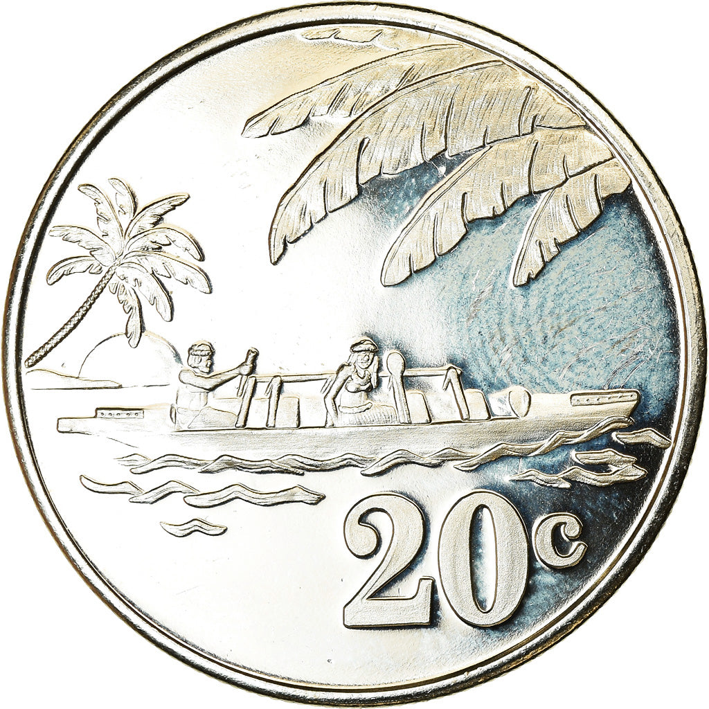 Coin, Tokelau, 20 Cents, 2012, MS(63), Cupro-nickel