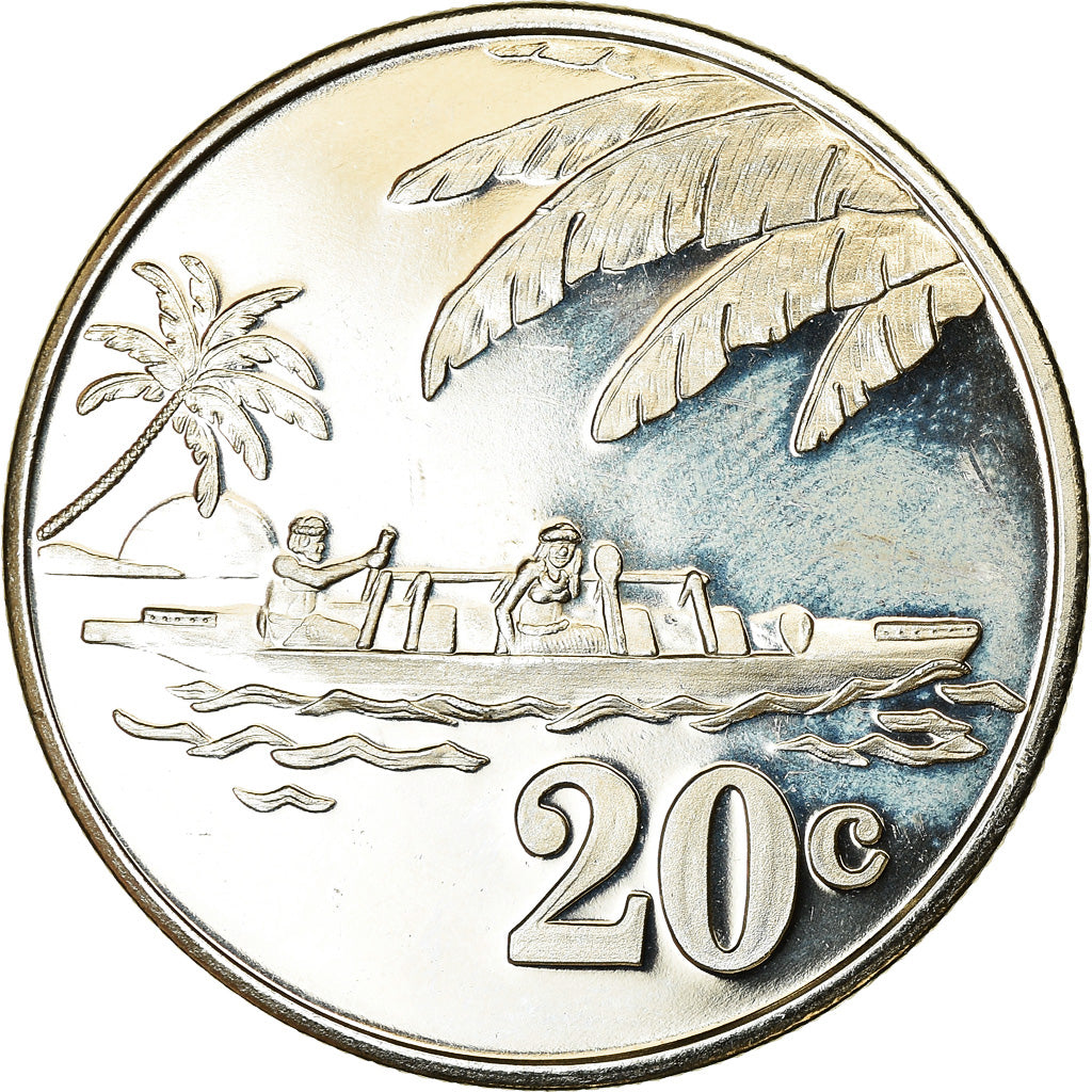 Coin, Tokelau, 20 Cents, 2012, MS(63), Cupro-nickel
