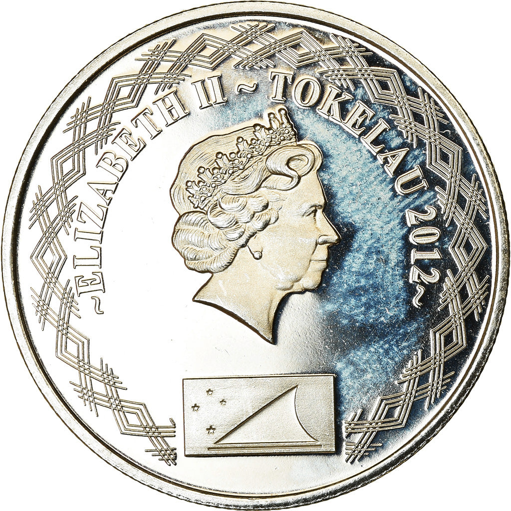 Coin, Tokelau, 20 Cents, 2012, MS(63), Cupro-nickel