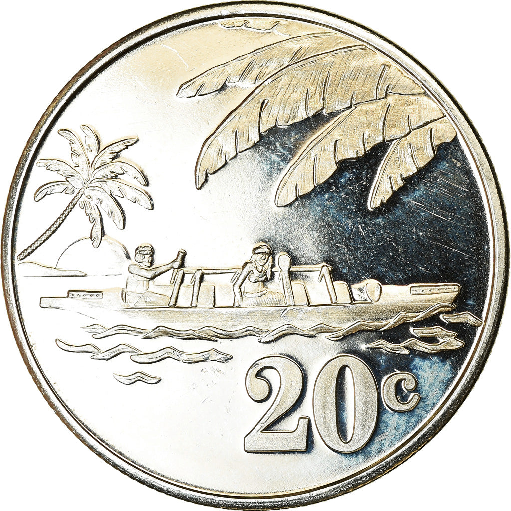 Coin, Tokelau, 20 Cents, 2012, MS(63), Cupro-nickel