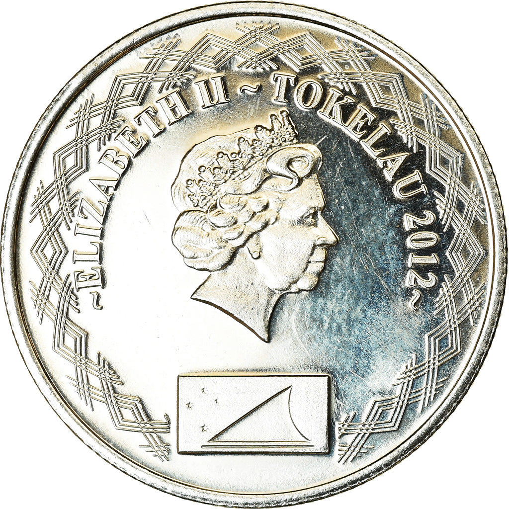 Coin, Tokelau, 10 Cents, 2012, MS(63), Cupro-nickel