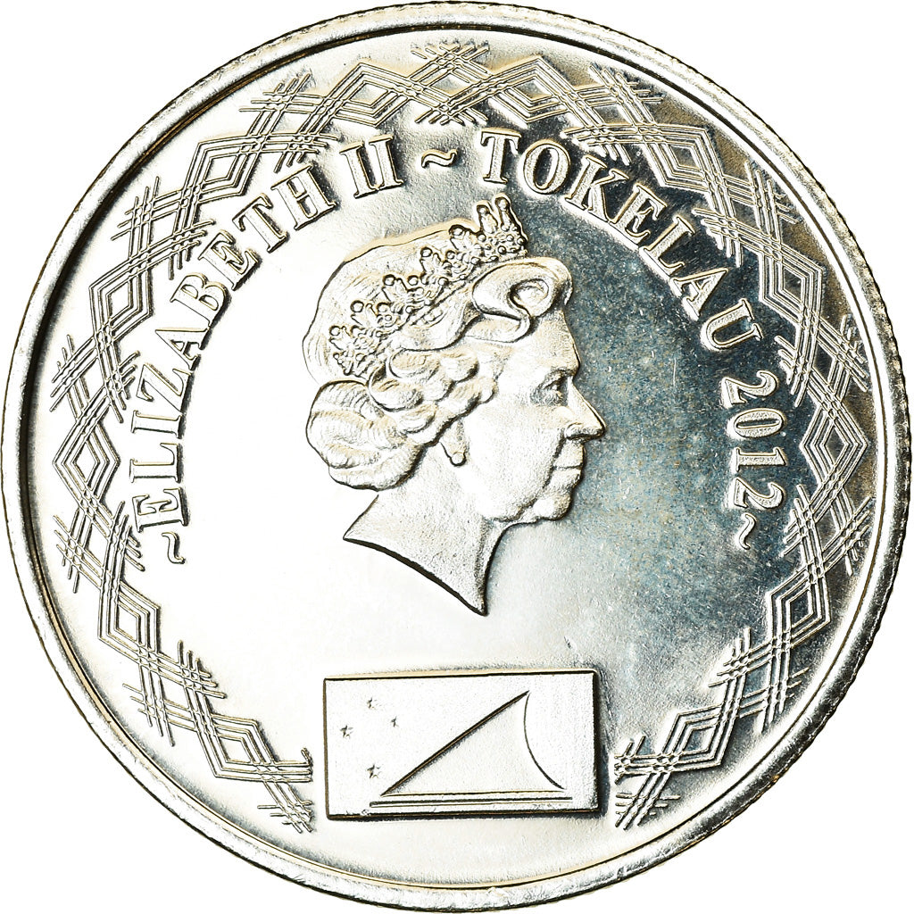 Coin, Tokelau, 10 Cents, 2012, MS(63), Cupro-nickel