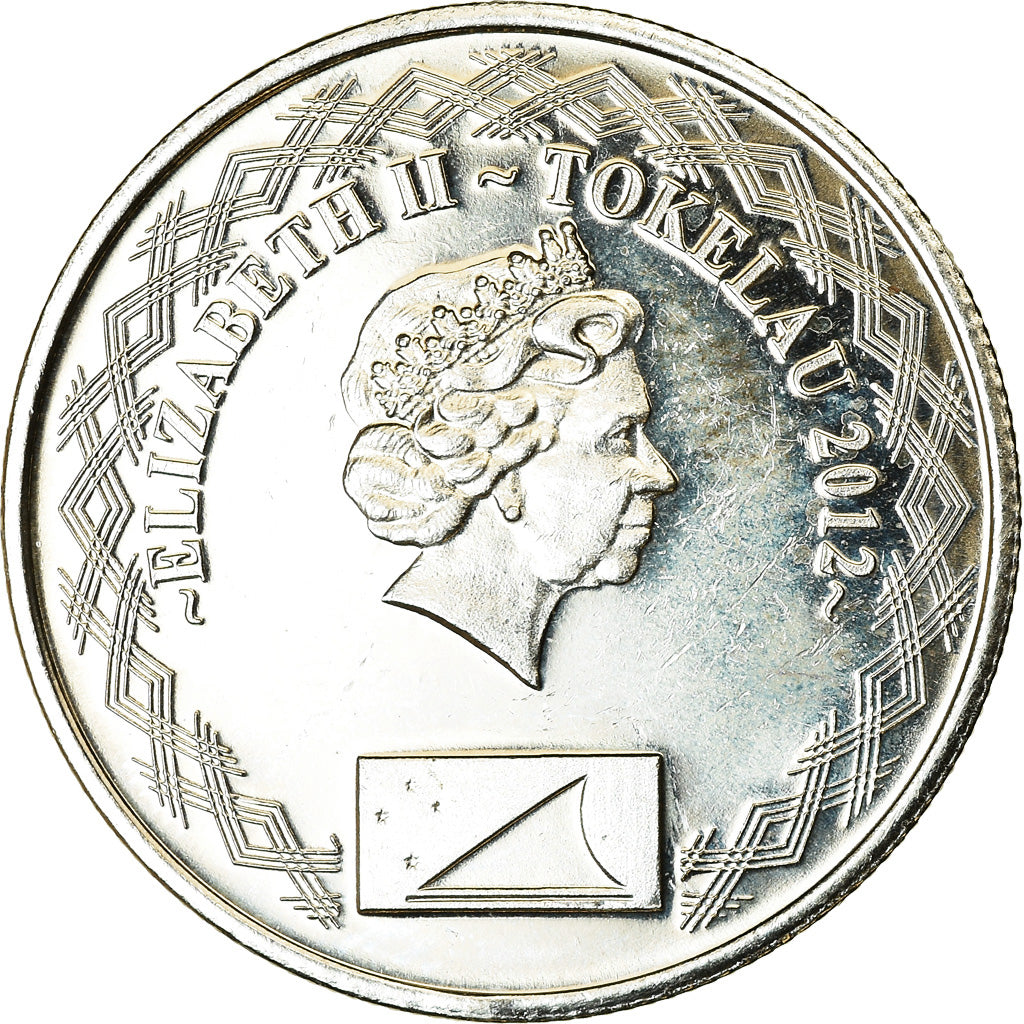 Coin, Tokelau, 10 Cents, 2012, MS(63), Cupro-nickel