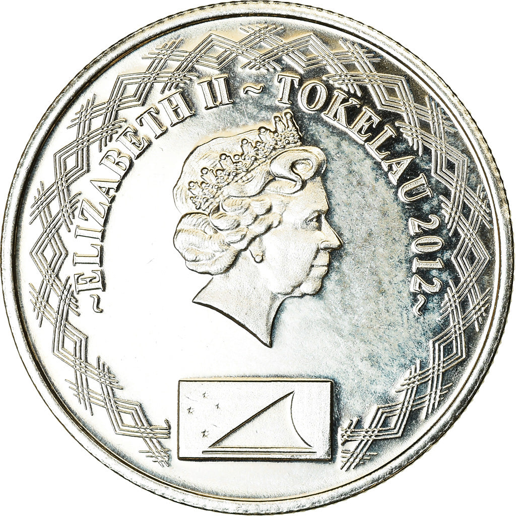 Coin, Tokelau, 10 Cents, 2012, MS(63), Cupro-nickel