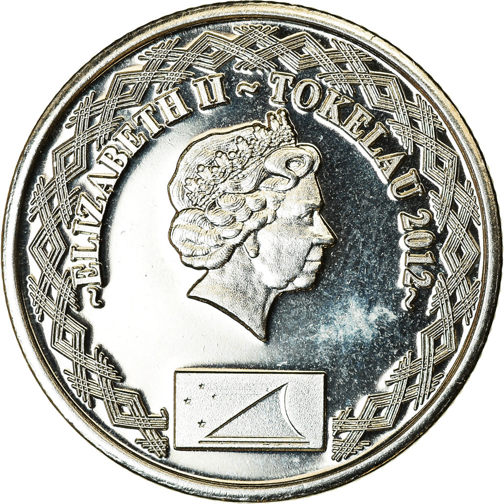 Coin, Tokelau, 5 Cents, 2012, MS(63), Cupro-nickel